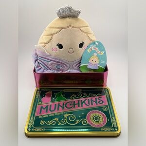 NWT Wicked Dunkin' Munchkins Tin And 6" Glinda Squishmallows